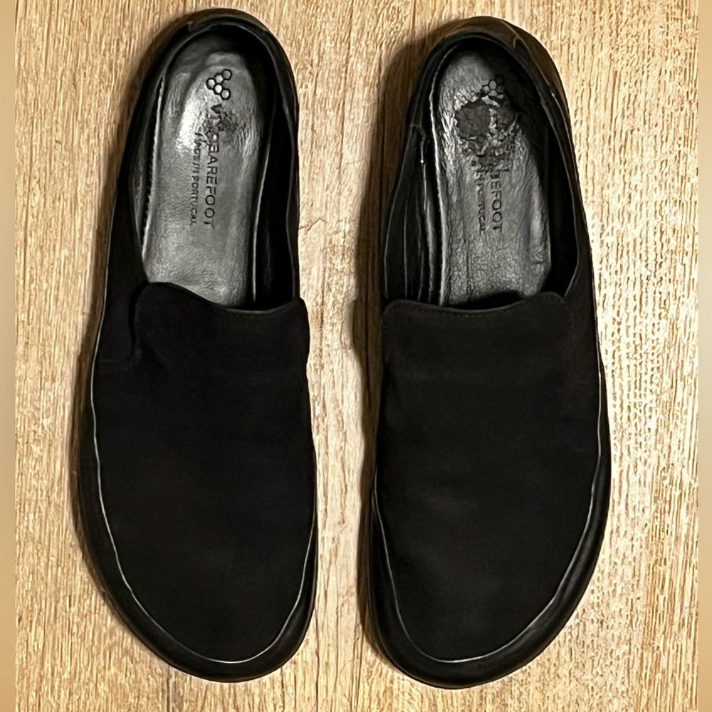 Vivobarefoot Opanka black leather slip-on shoes L 41